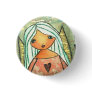 Love angel button badge