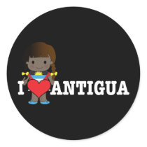 Love Antigua Sticker