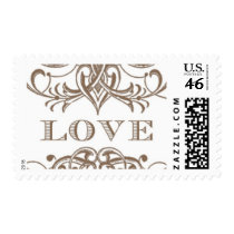 Love Antique A by Ceci New York Stamps
