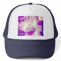 LOVE APPRECIATION JOY TRUCKER HAT