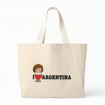Love Argentina Tote Bags