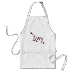 LOVE ARROW by SHARON SHARPE Apron