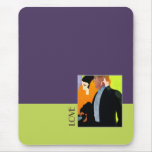 Love. Art Deco Design Gift Mousepad