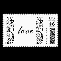 Love Art Deco I Postage - Customizable stamps