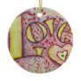 Love Art Word Ornament Painting