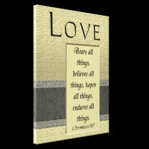 Love Artwork Wrapped Canvas Print canvas prints