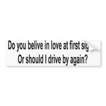love at first sight bumper stickers