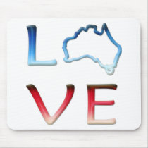 Love Australia Mousepad