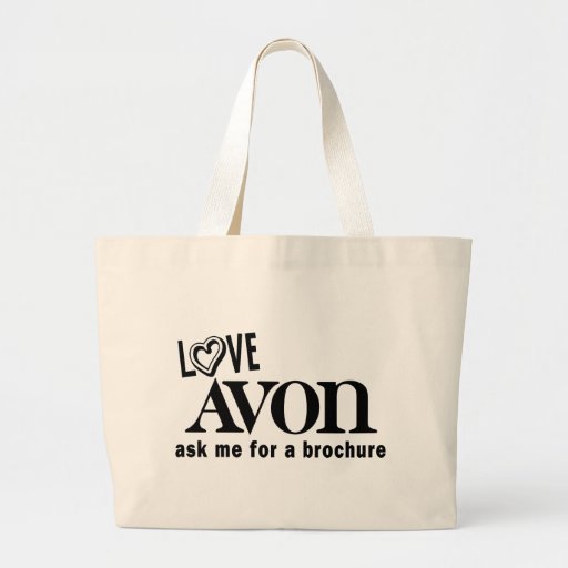 Love_Avon.png Large Tote Bag | Zazzle