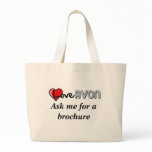 tote, bag, avon, tank, top, cosmetics, lady, got,