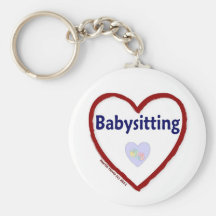 Love Babysitting Key Chain