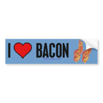 Love Bacon bumper stickers