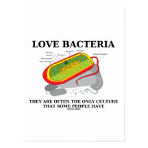 Love Bacteria Often Only Culture Some People Have Postcard