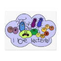 Love Bacteria postcards by SuperBug Love Bacteria postcards