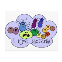 Love Bacteria postcards