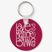 Love Balance White Keychain