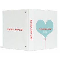 Love Balloon Wedding Binder