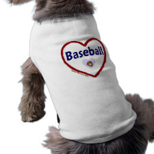 Love Baseball petshirt