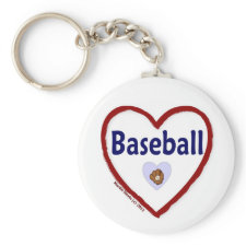 Love Baseball keychain