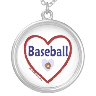 Love Baseball necklace