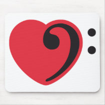 love bass mouse pad