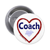 Love Being a Coach Buttons