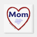 Love Being A Mom Fridge Magnets