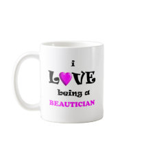 Love Being Beautician (2) mugs