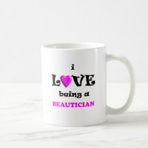 Love Being Beautician (2) mugs