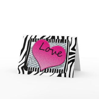 Love Believes, Endures- 1 Corinthians 13 Hearts card
