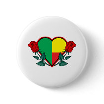 Love Benin Button