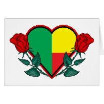 Love Benin Greeting Cards