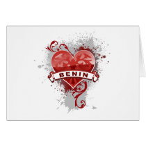 Love Benin Greeting Card