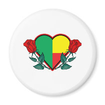 Love Benin Refrigerator Magnets