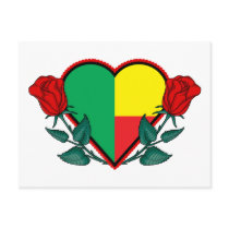 Love Benin Postcard