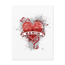 Love Benin Post Card