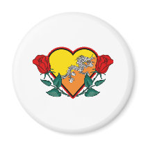 Love Bhutan Refrigerator Magnet