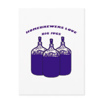 Love Big Jugs Postcard