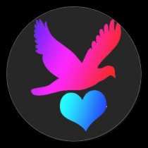 Love bird 2 stickers