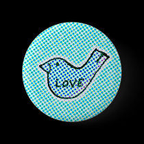 love bird design buttons