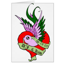 Love Bird DJ and Kim cards