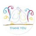Love Bird Stickers - Personalize them! sticker