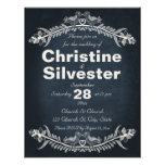 Love Bird Vines, 4.25x5.5 wedding Custom Announcement