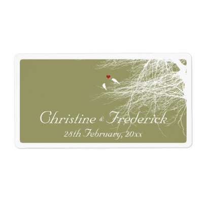 Love Birds 2, souvenir labels