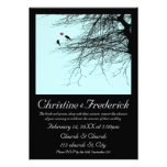 Love Birds, 5"x7" invitation invitations