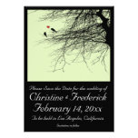 Love Birds, 5"x7" save the date announcement invitations
