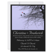Love Birds, 6.5"x8.75" invitation