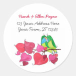 Love Birds Address Labels stickers