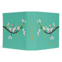 Love birds, apple blossoms branch binders