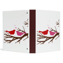 LOVE BIRDS Avery Binder